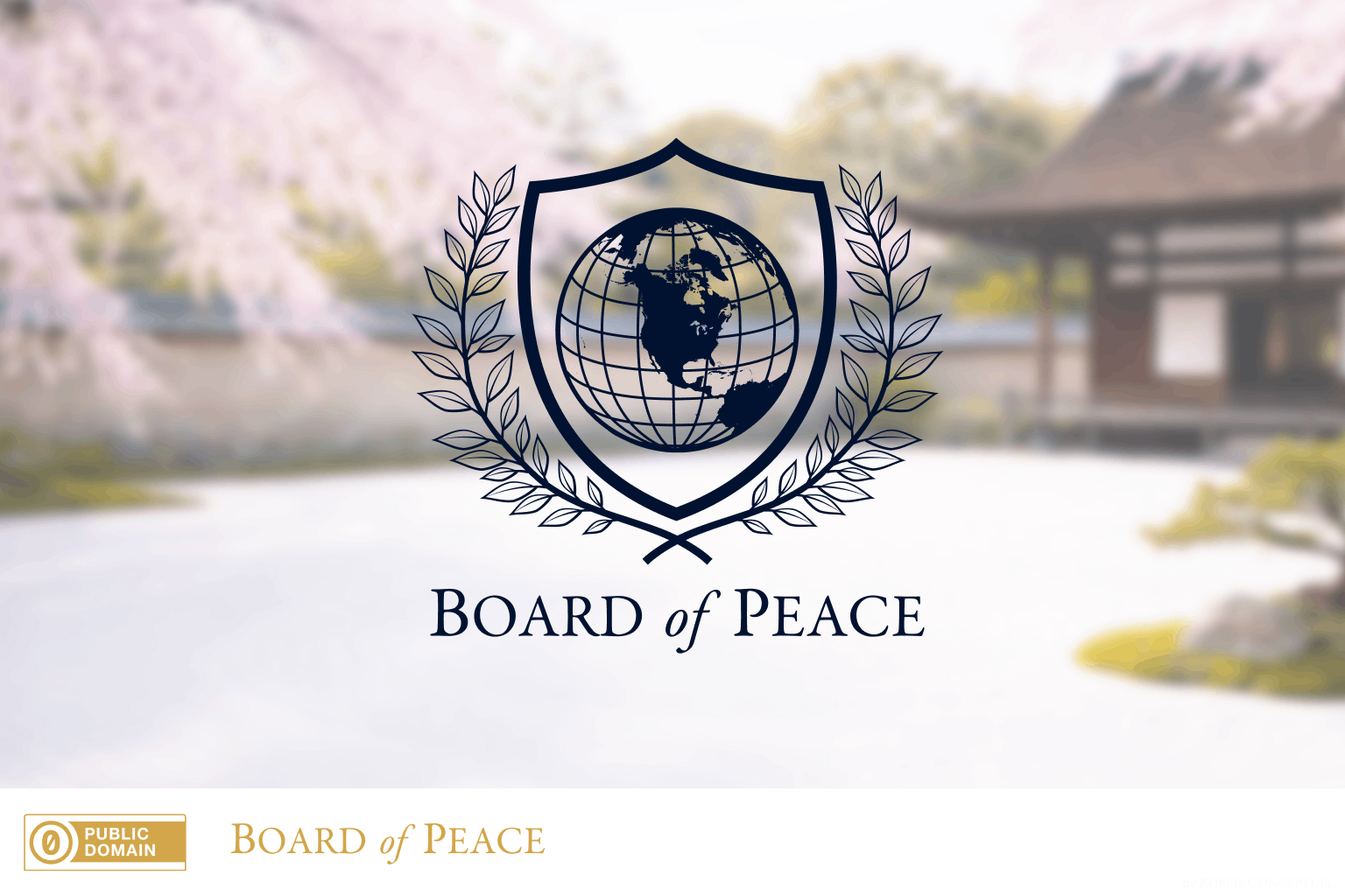 Board of Peace Garden Nature Artwork CC0 by Robbie Conceptuel