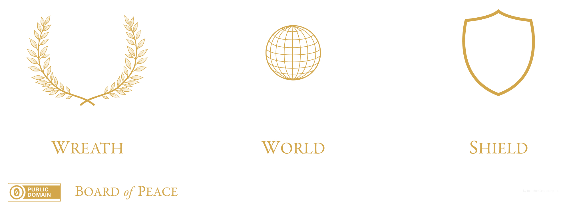 Board of Peace Logo Design Elements CC0 License by Robbie Conceptuel