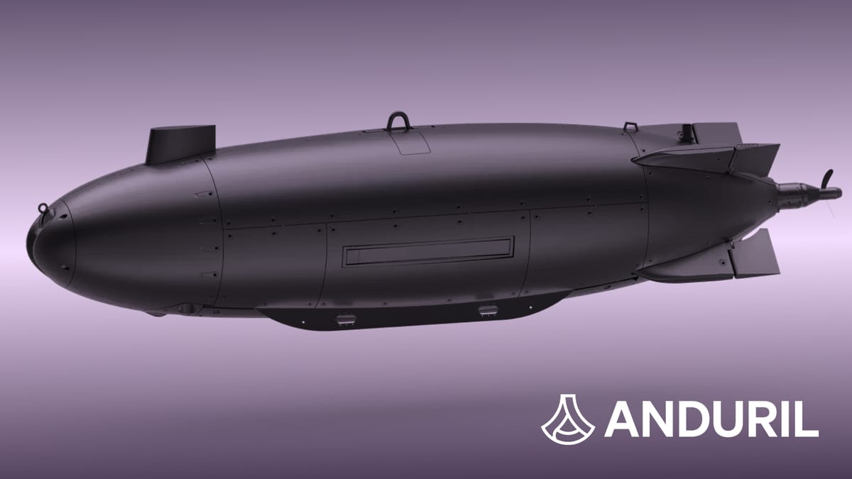 Anduril Dive LD autonomous underwater vehicle