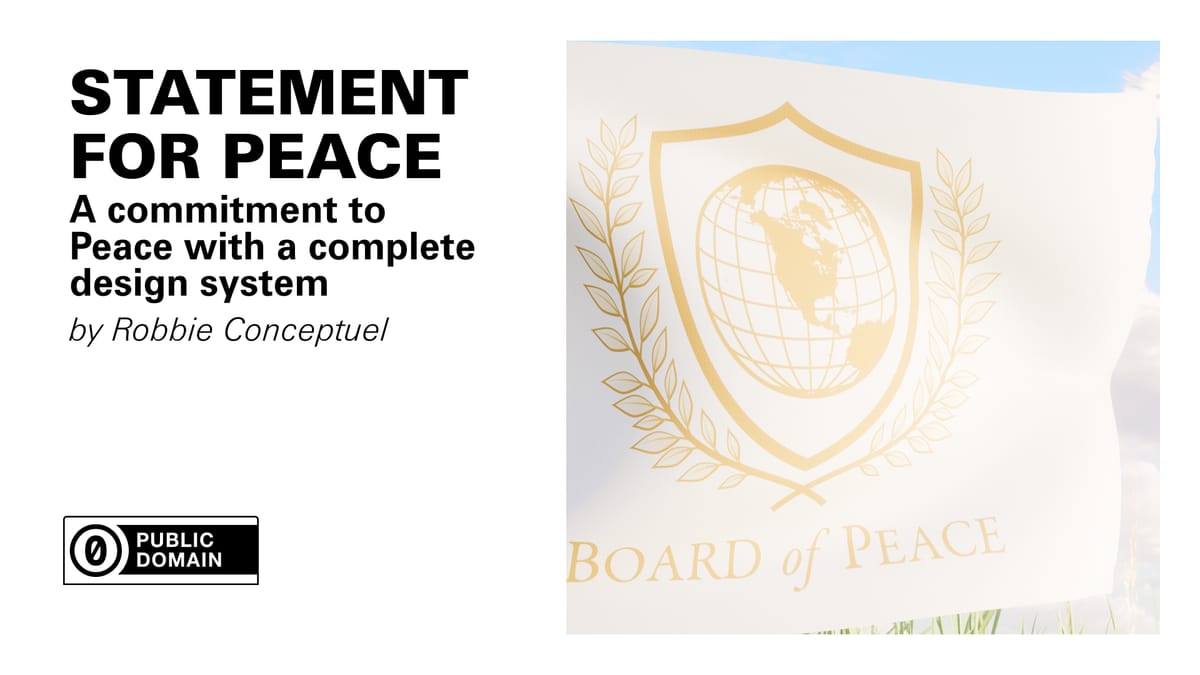 Board of Peace logo redesign by Robbie Conceptuel