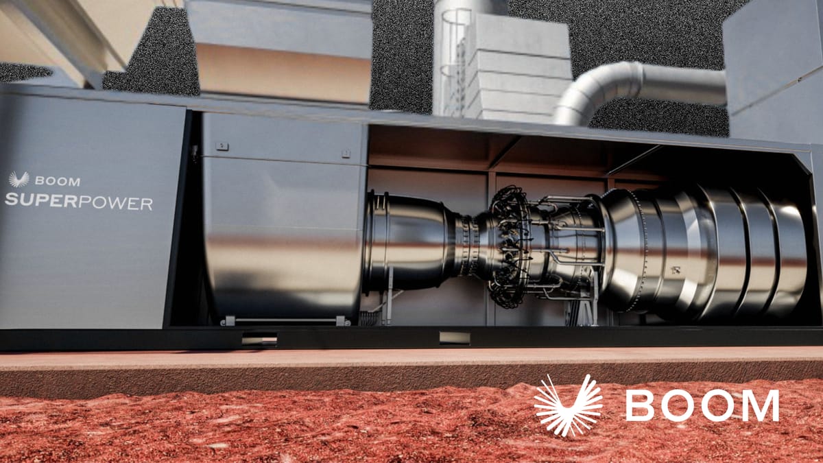 Boom Supersonic Superpower natural gas turbine for AI data centers