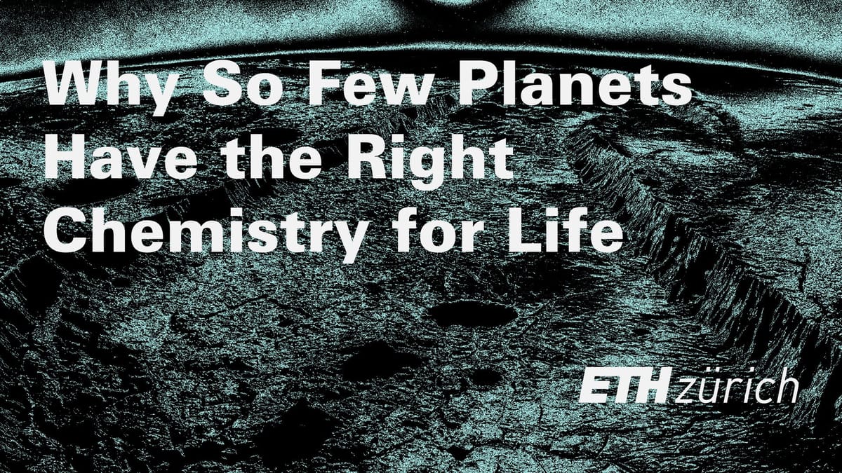 Chemical habitability of Earth and rocky exoplanets phosphorus nitrogen core formation Nature Astronomy ETH Zurich 2026 research