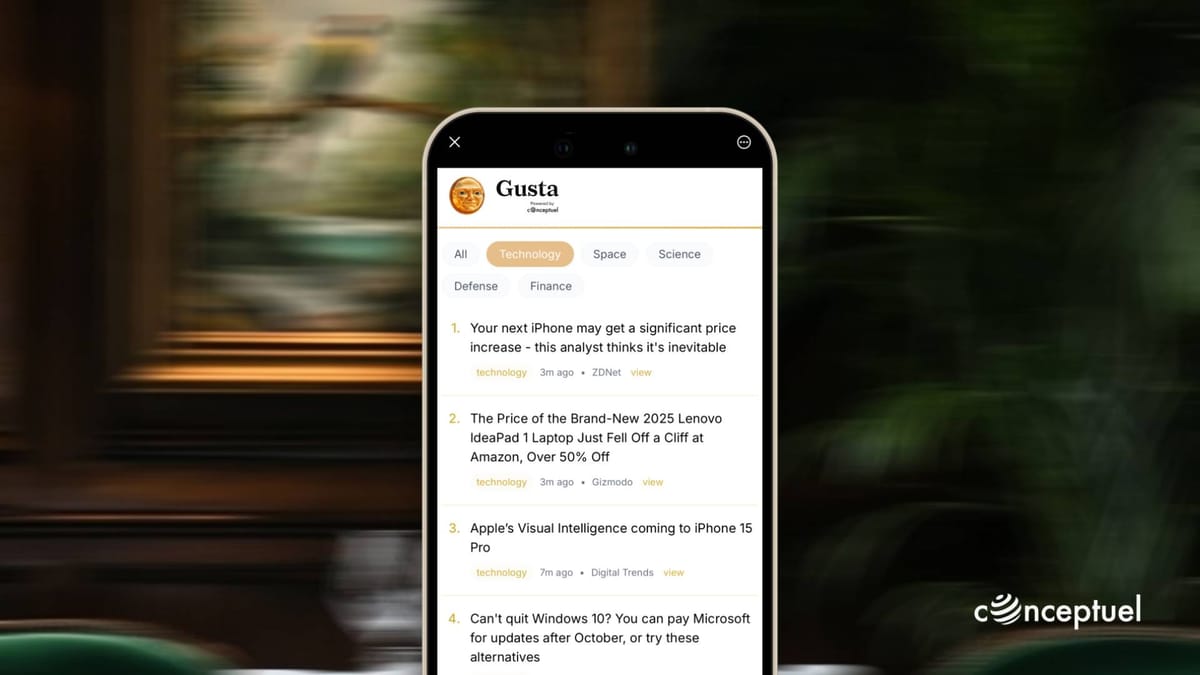 Gusta augmented reality project by Conceptuel