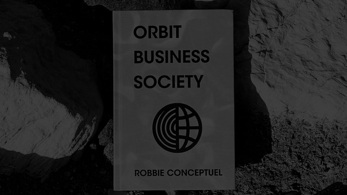 Orbit Business Society book cover from Conceptuel collection