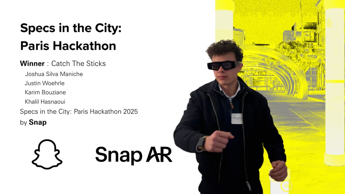Snap Paris Hackathon 2025 event with AR creators and developers
